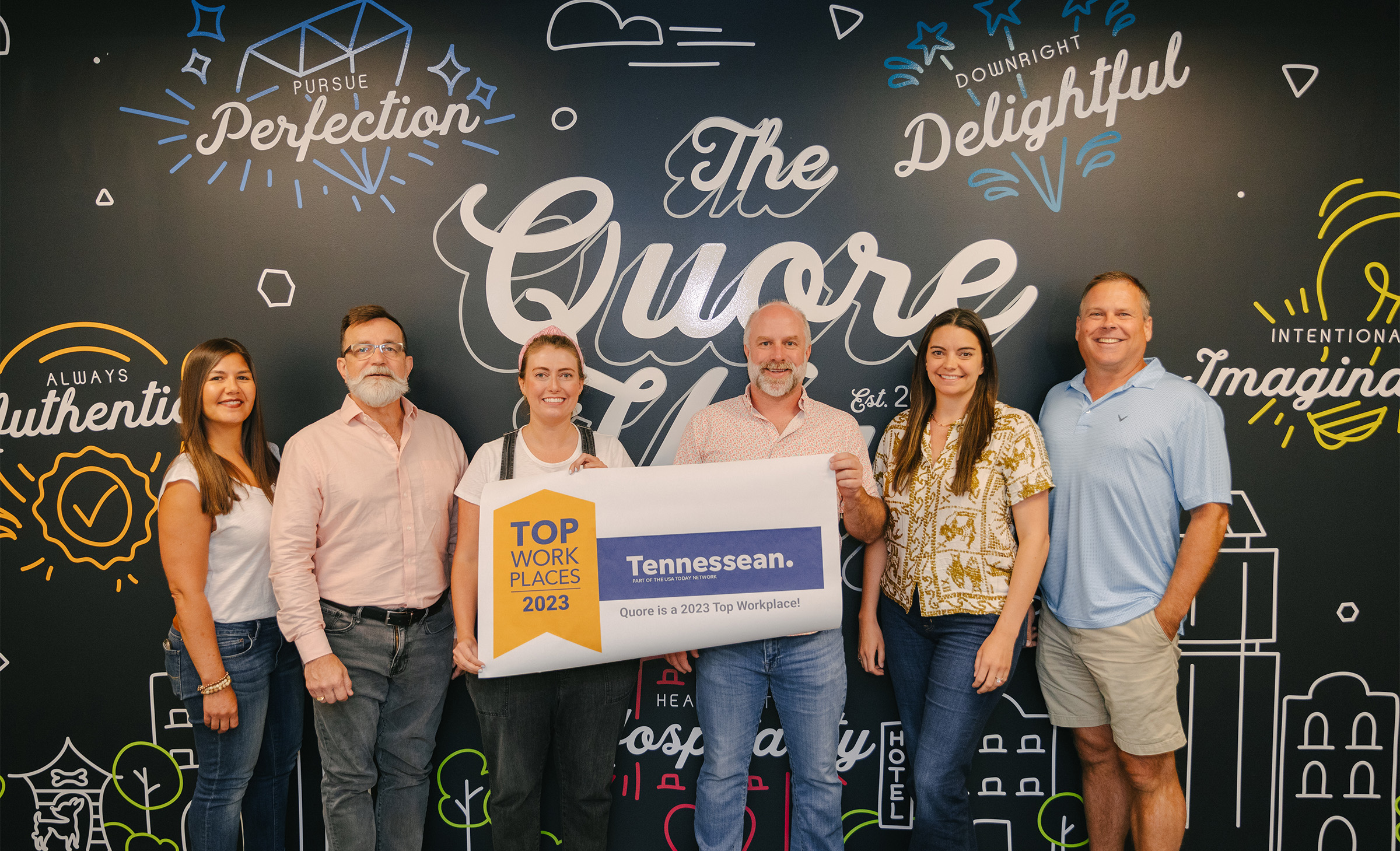 The Tennessean Names Quore One of the 2023 Top Workplaces 